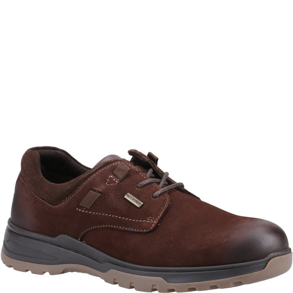 Lace Mens Summer Brown Hush Puppies Pele Shoe