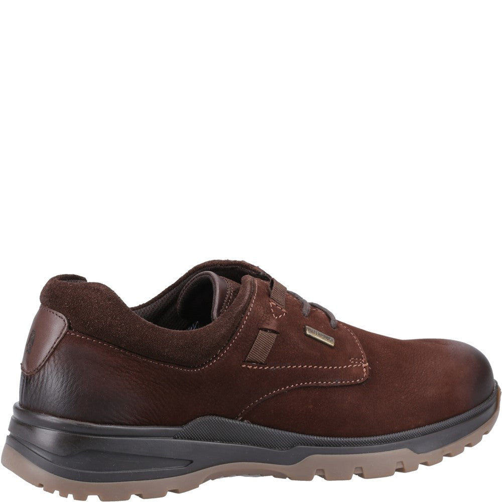Lace Mens Summer Brown Hush Puppies Pele Shoe