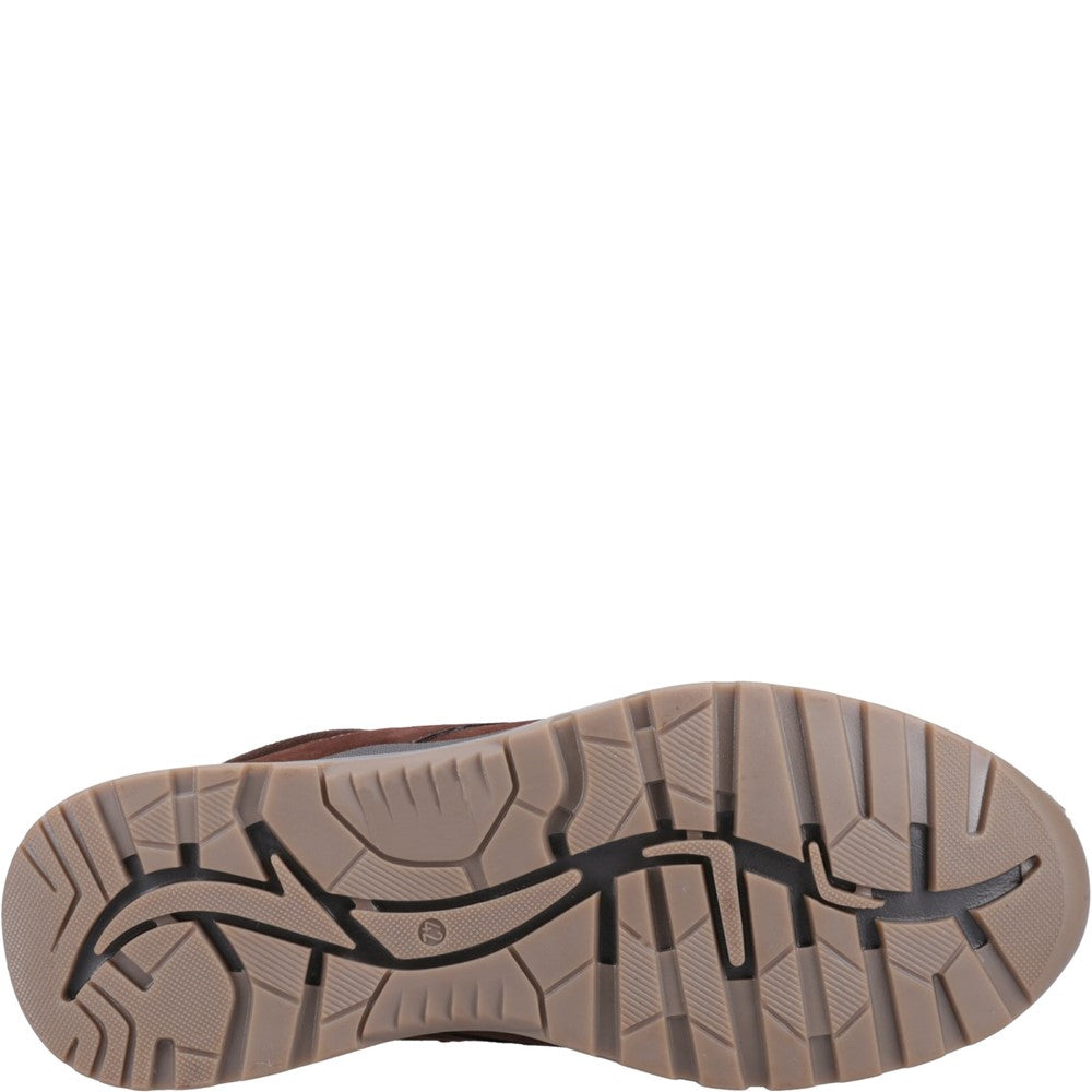 Lace Mens Summer Brown Hush Puppies Pele Shoe