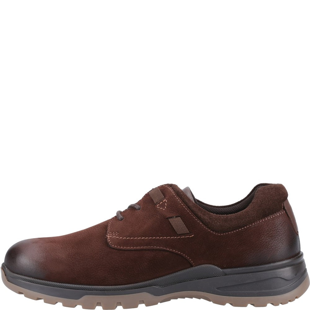Lace Mens Summer Brown Hush Puppies Pele Shoe
