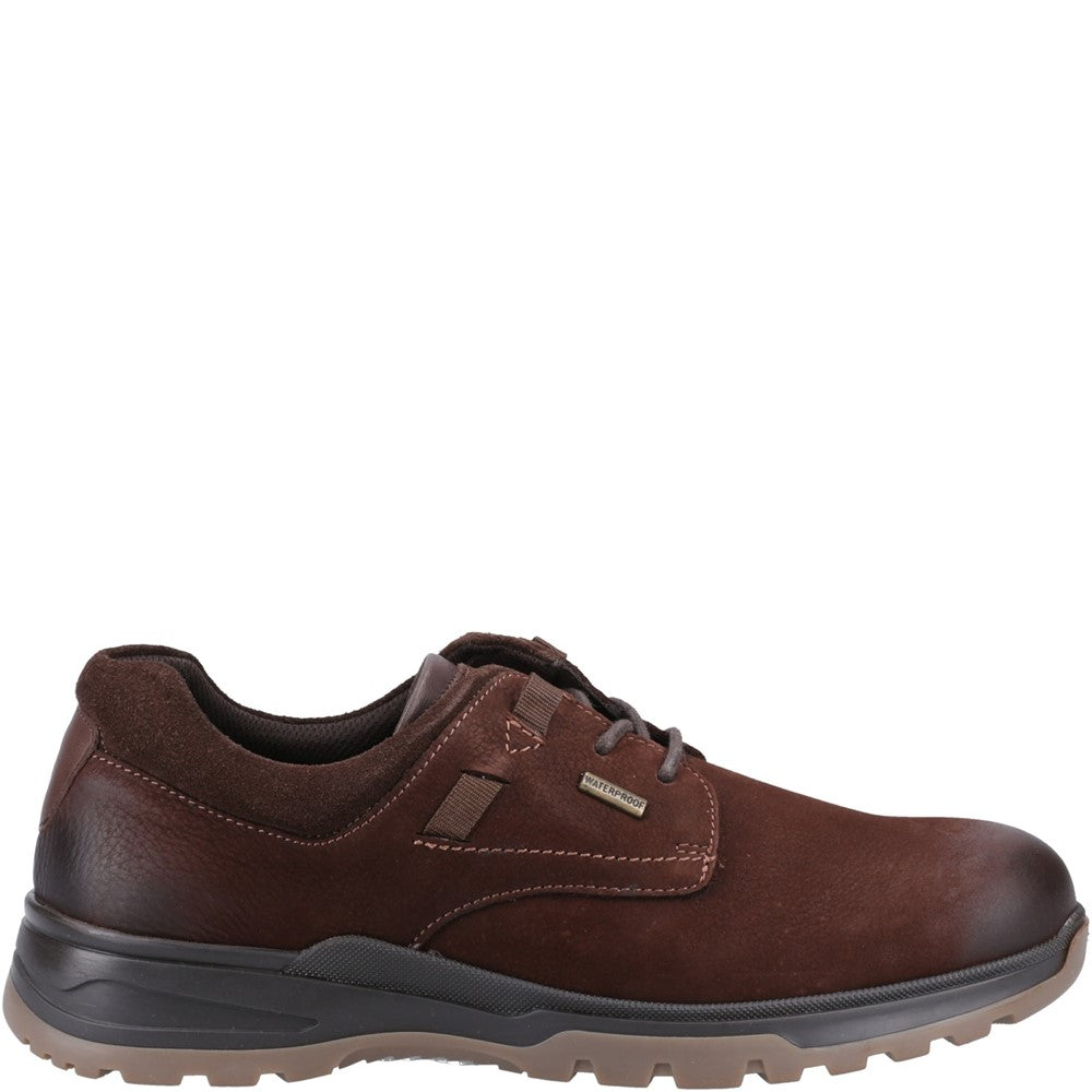 Lace Mens Summer Brown Hush Puppies Pele Shoe