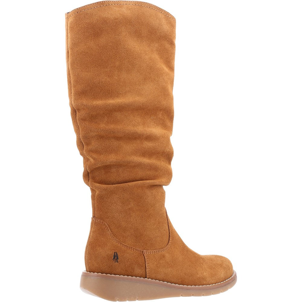 Ladies Long Boots Tan Hush Puppies Lucinda Boot