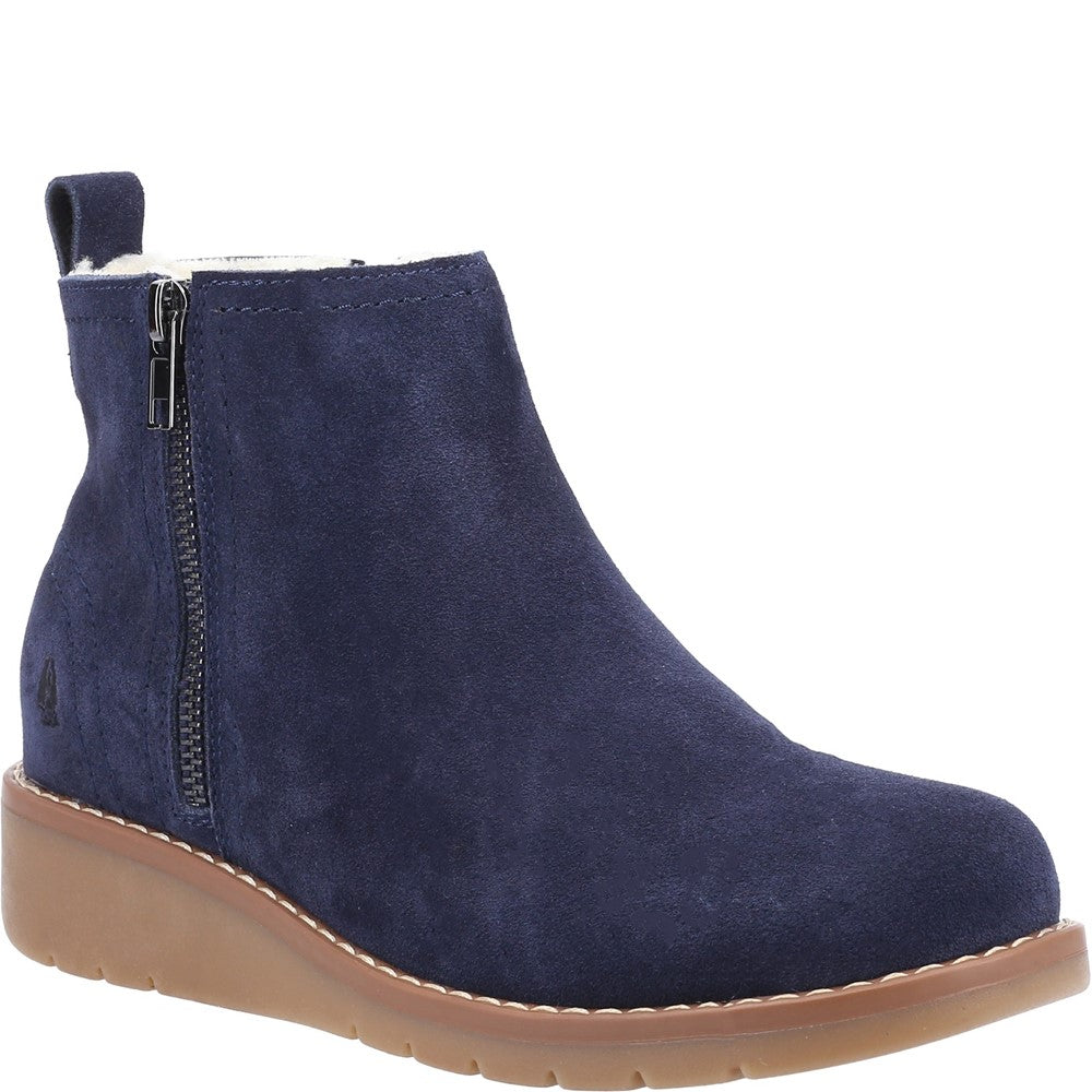Ladies Ankle Boots Navy Hush Puppies Libby Boot