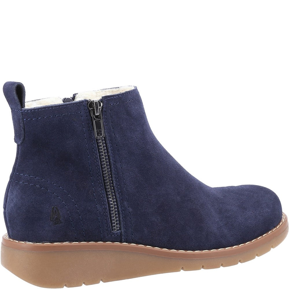 Ladies Ankle Boots Navy Hush Puppies Libby Boot