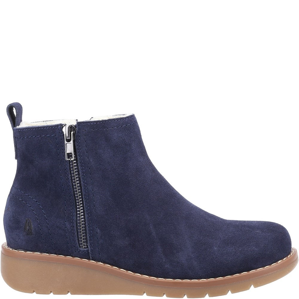 Ladies Ankle Boots Navy Hush Puppies Libby Boot