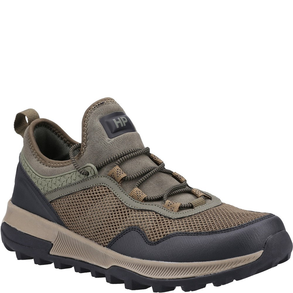 Mens Sports Khaki Hush Puppies Marlen Active Trainer