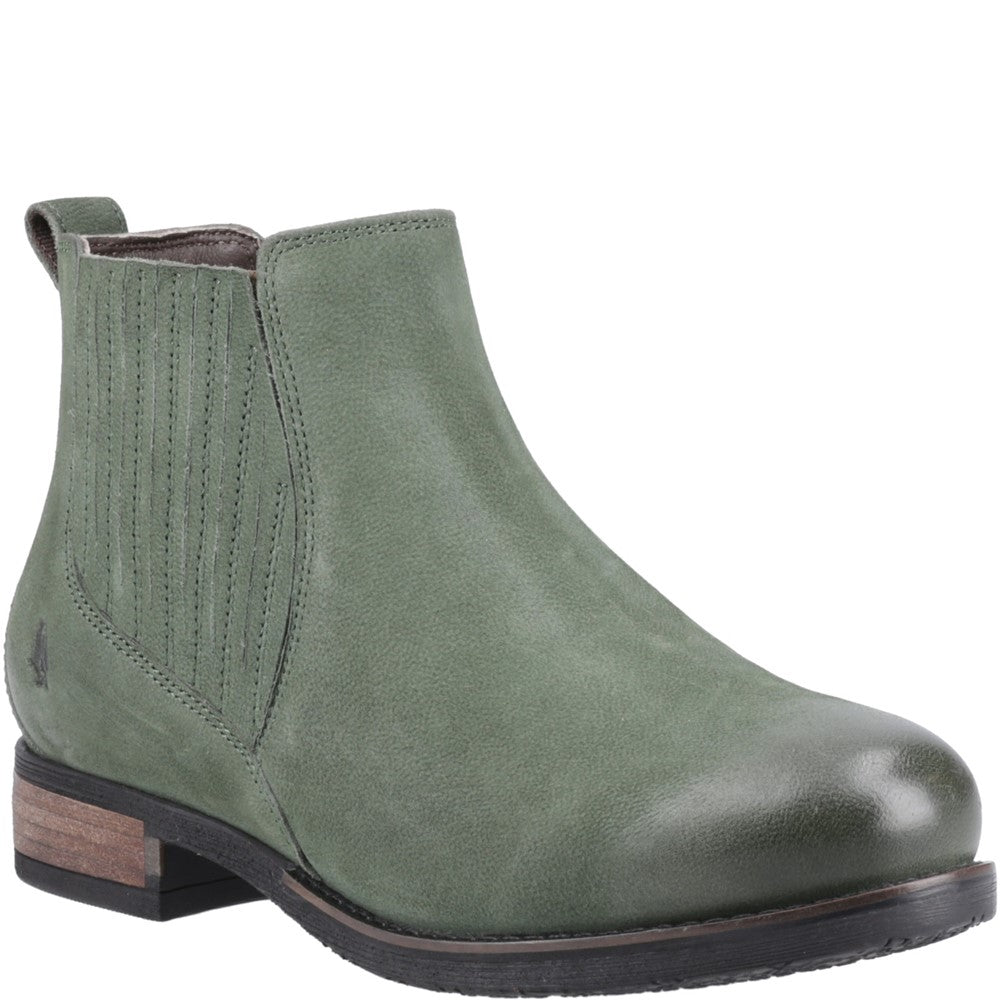 Ladies Ankle Boots Green Hush Puppies Edith Boot