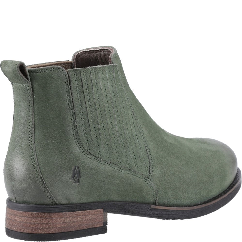 Ladies Ankle Boots Green Hush Puppies Edith Boot