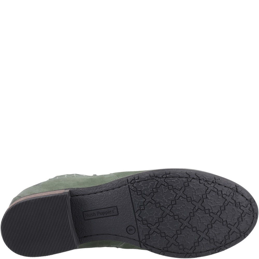 Ladies Ankle Boots Green Hush Puppies Edith Boot