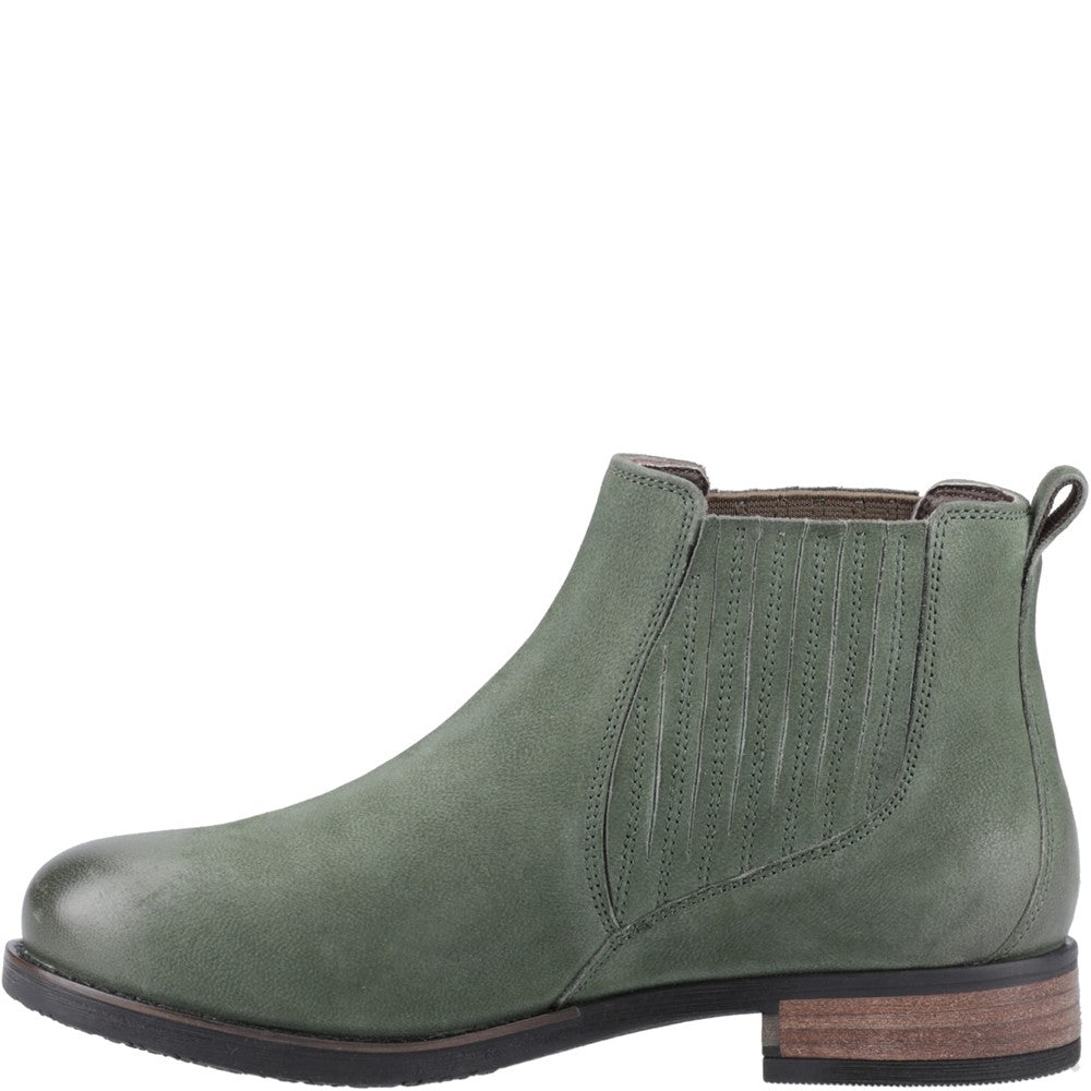 Ladies Ankle Boots Green Hush Puppies Edith Boot