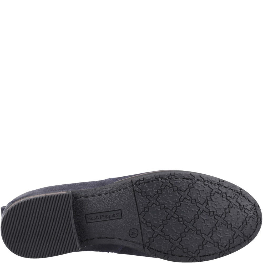 Ladies Ankle Boots Navy Hush Puppies Edith Boot