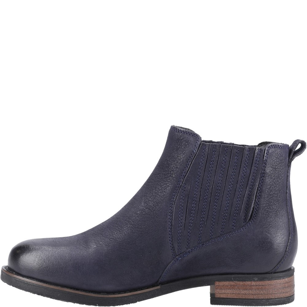 Ladies Ankle Boots Navy Hush Puppies Edith Boot