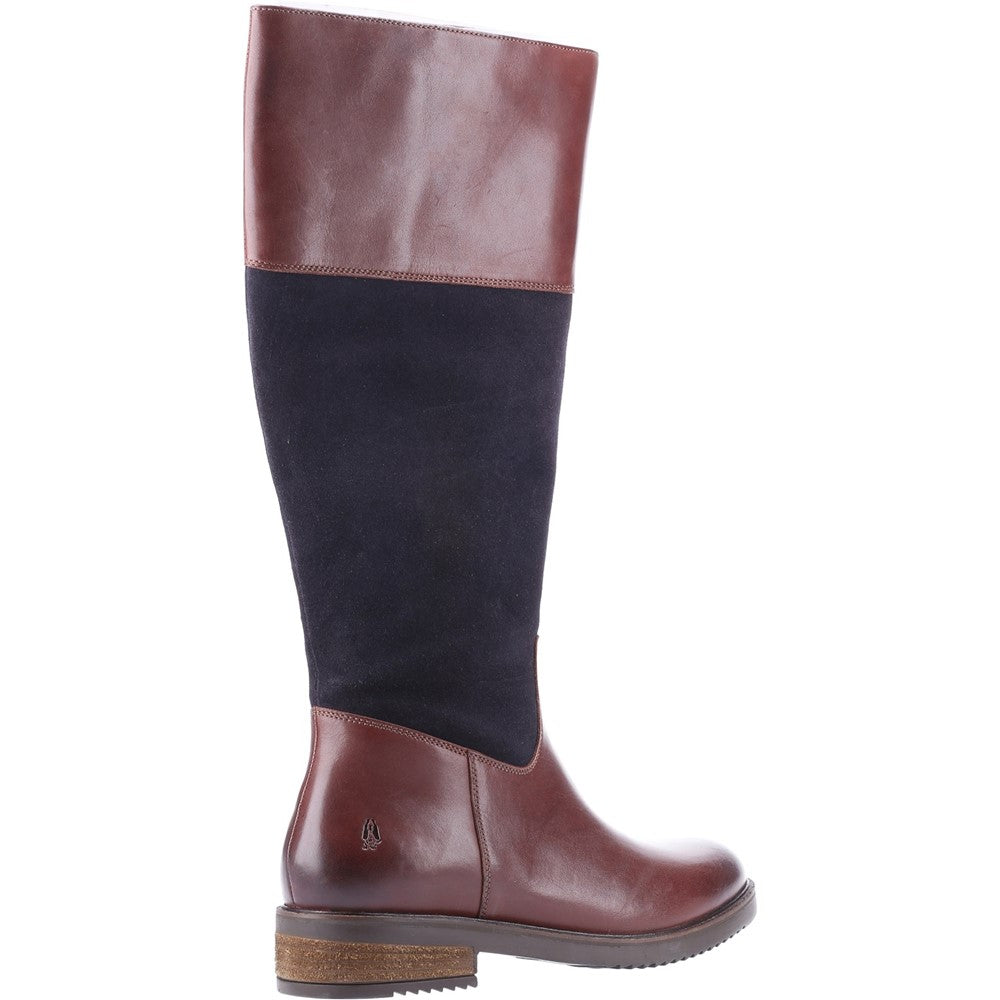 Ladies Long Boots Brown Hush Puppies Kitty Boot