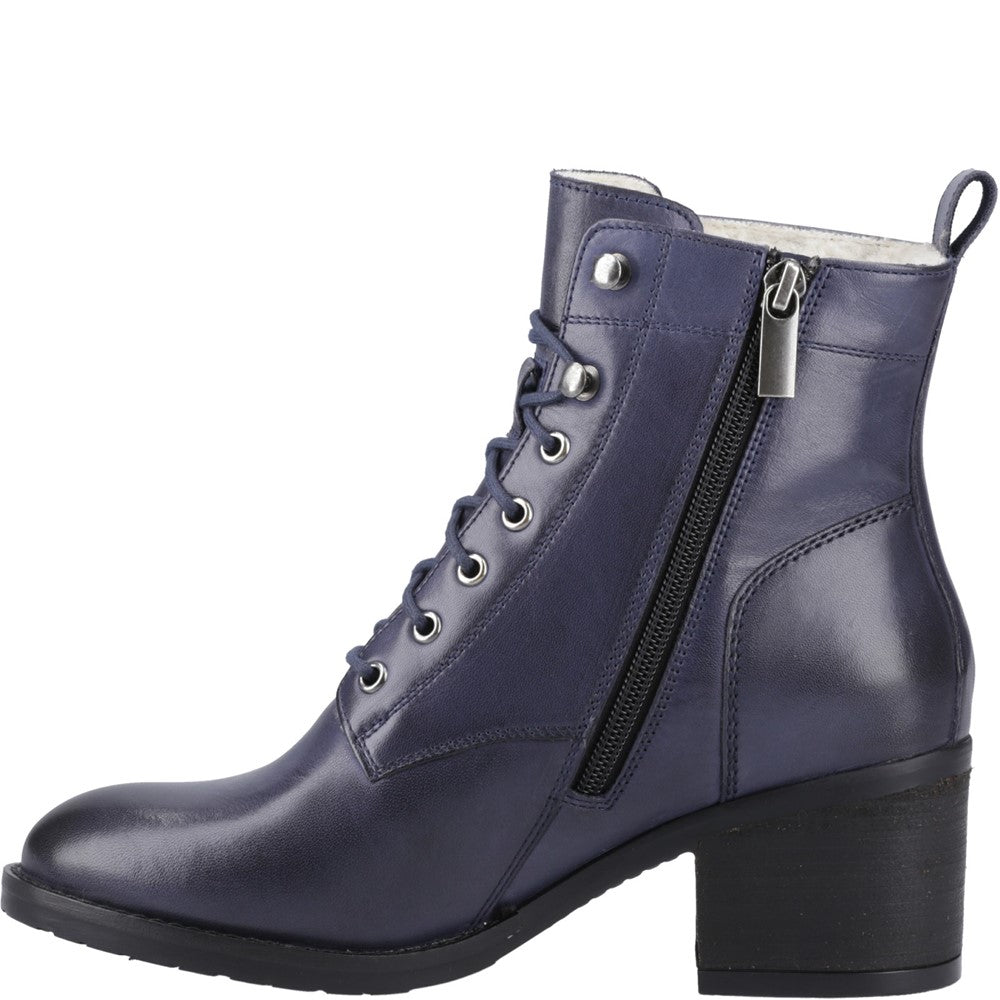 Ladies Ankle Boots Navy Hush Puppies Harriet Boot