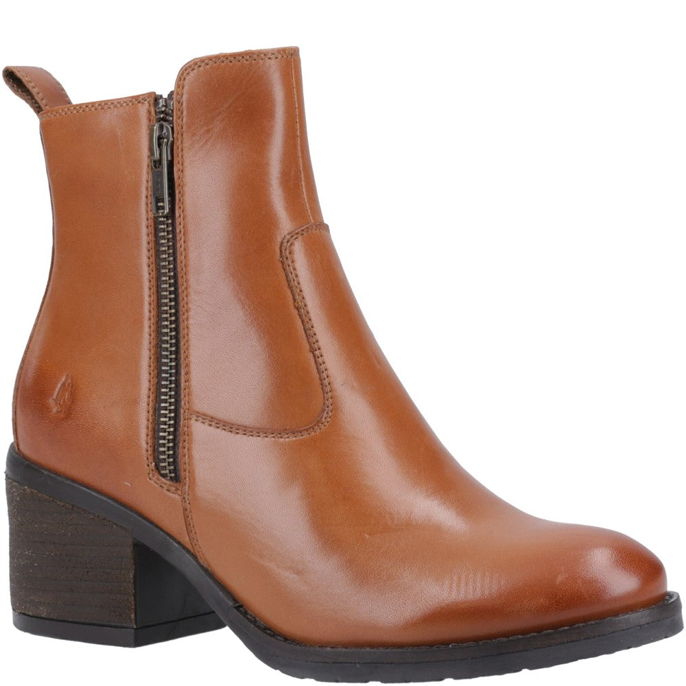 Ladies Ankle Boots Tan Hush Puppies Helena Boot