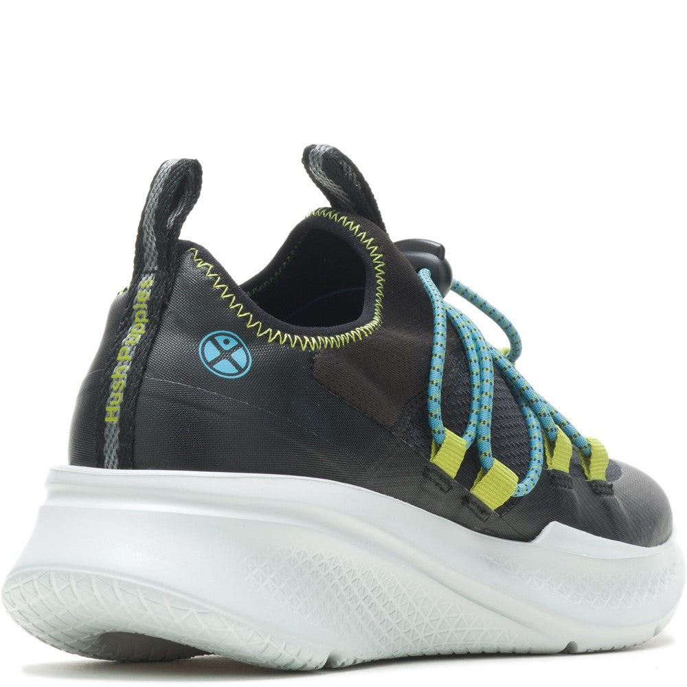 Ladies Sports Black/White Hush Puppies Spark Bungee