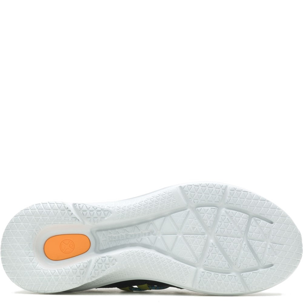 Ladies Sports Black/White Hush Puppies Spark Bungee