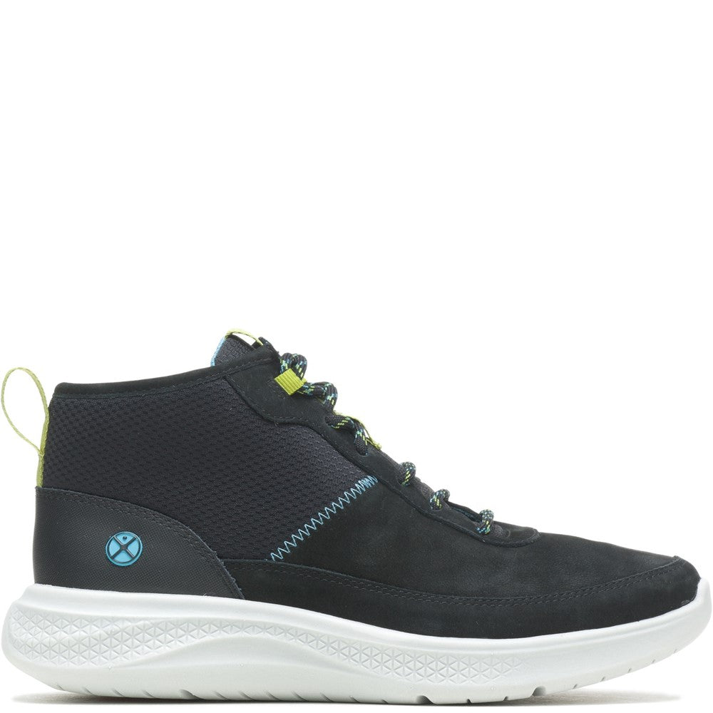 Ladies Sports Black/White Hush Puppies Elevate Chukka