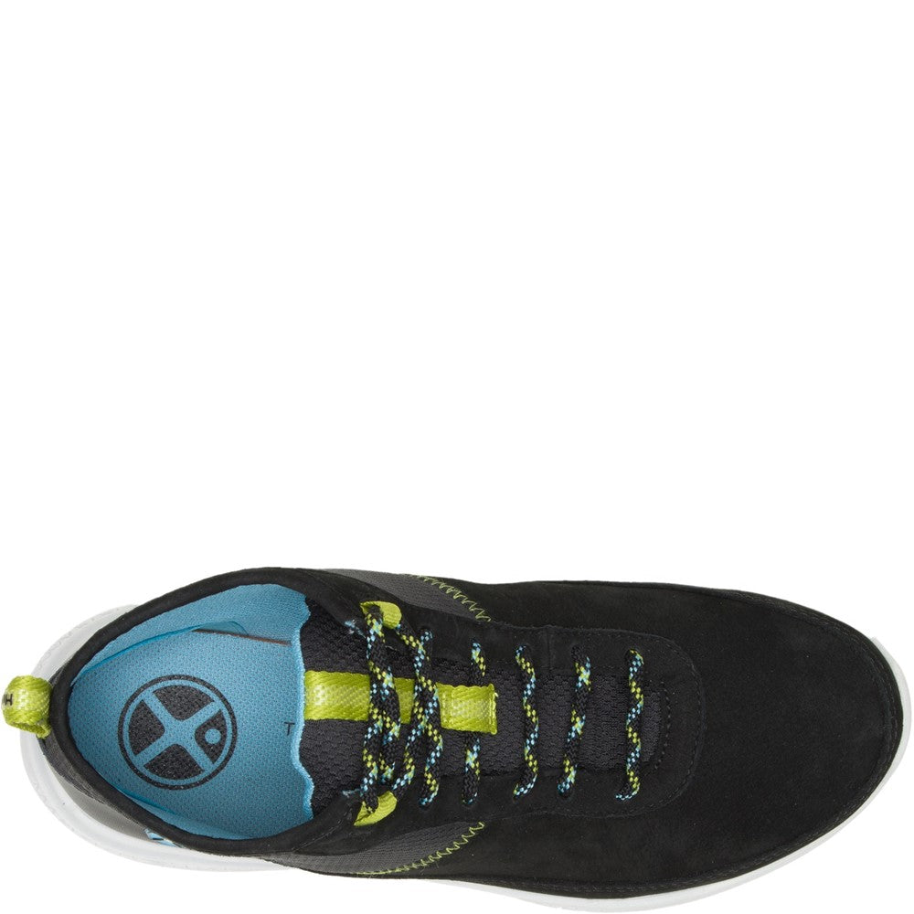 Ladies Sports Black/White Hush Puppies Elevate Chukka