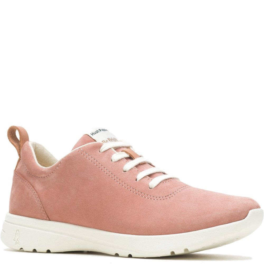 Ladies Sports Blush Hush Puppies Good Leather Shoe