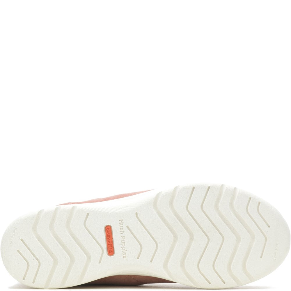 Ladies Sports Blush Hush Puppies Good Leather Shoe