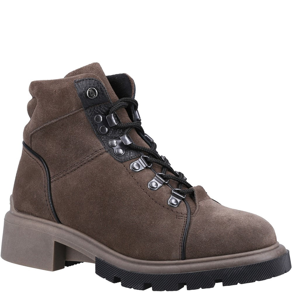 Ladies Ankle Boots Grey Hush Puppies Rita Hiker Boot