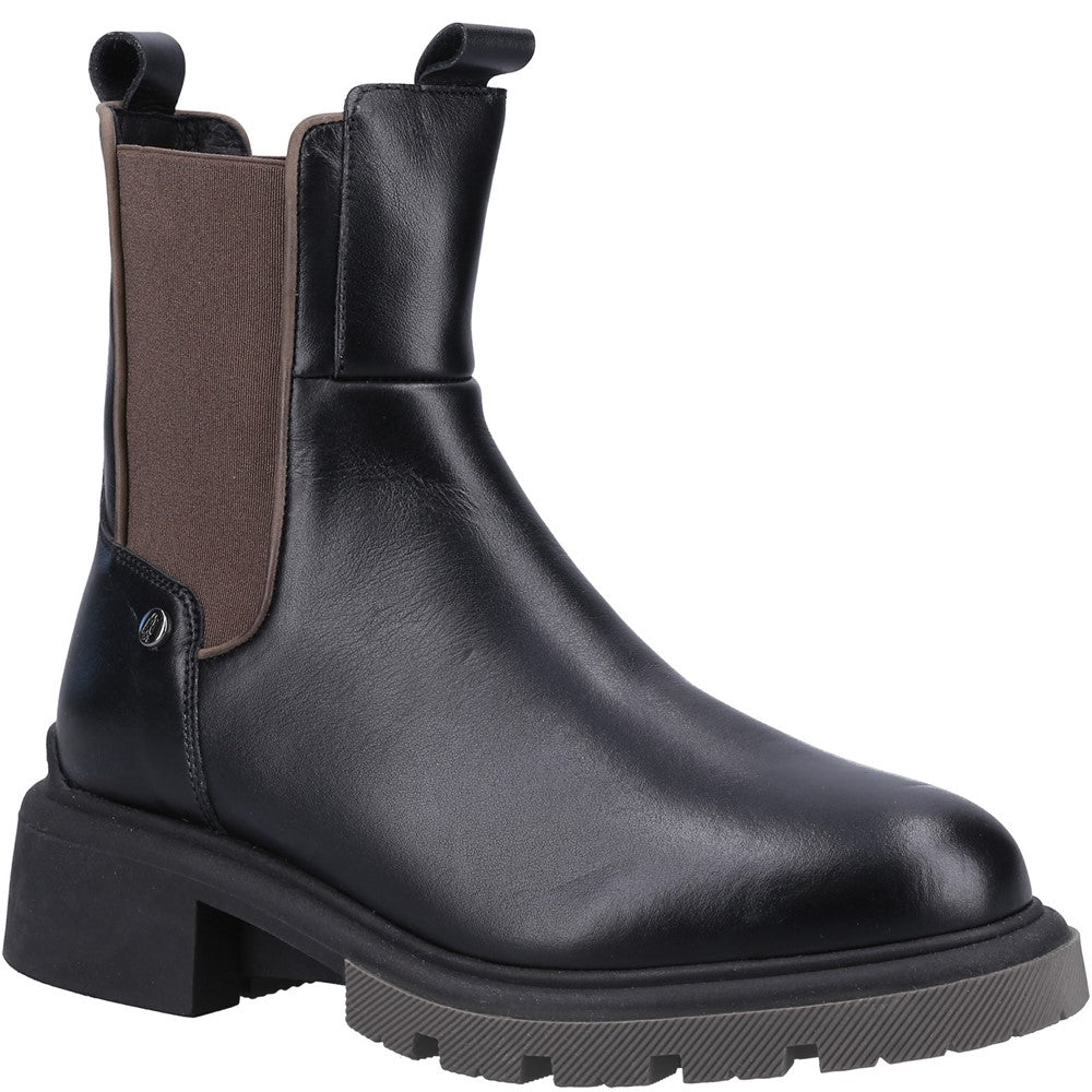 Ladies Ankle Boots Black Hush Puppies Rita Chelsea Boot