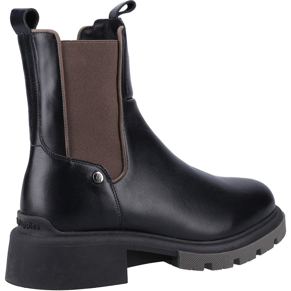 Ladies Ankle Boots Black Hush Puppies Rita Chelsea Boot
