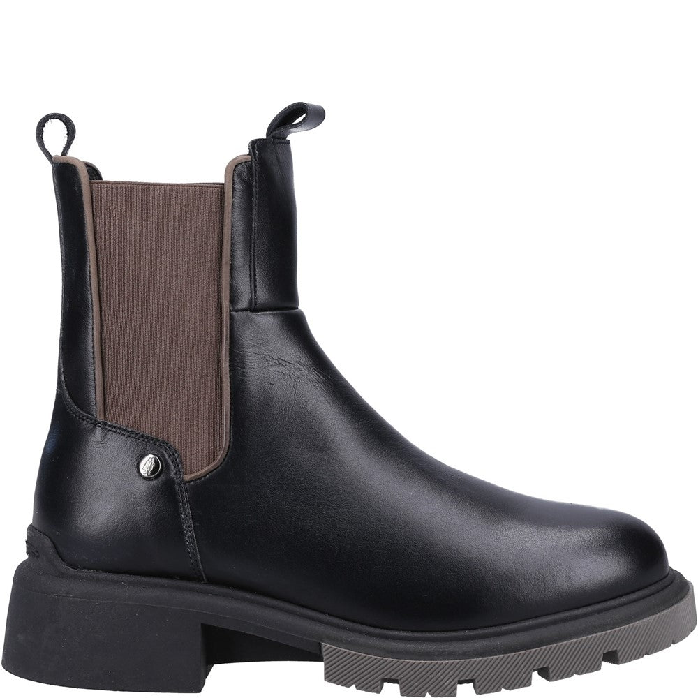 Ladies Ankle Boots Black Hush Puppies Rita Chelsea Boot