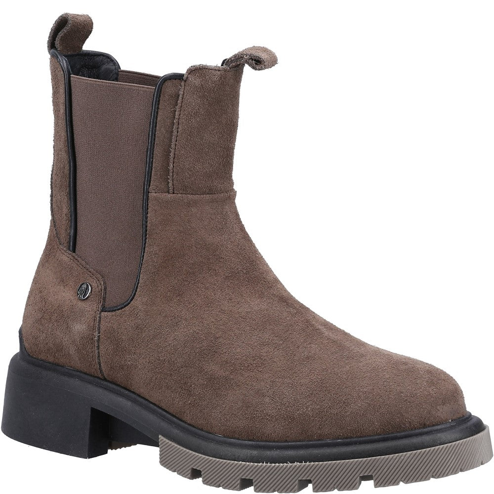 Ladies Ankle Boots Grey Hush Puppies Rita Chelsea Boot