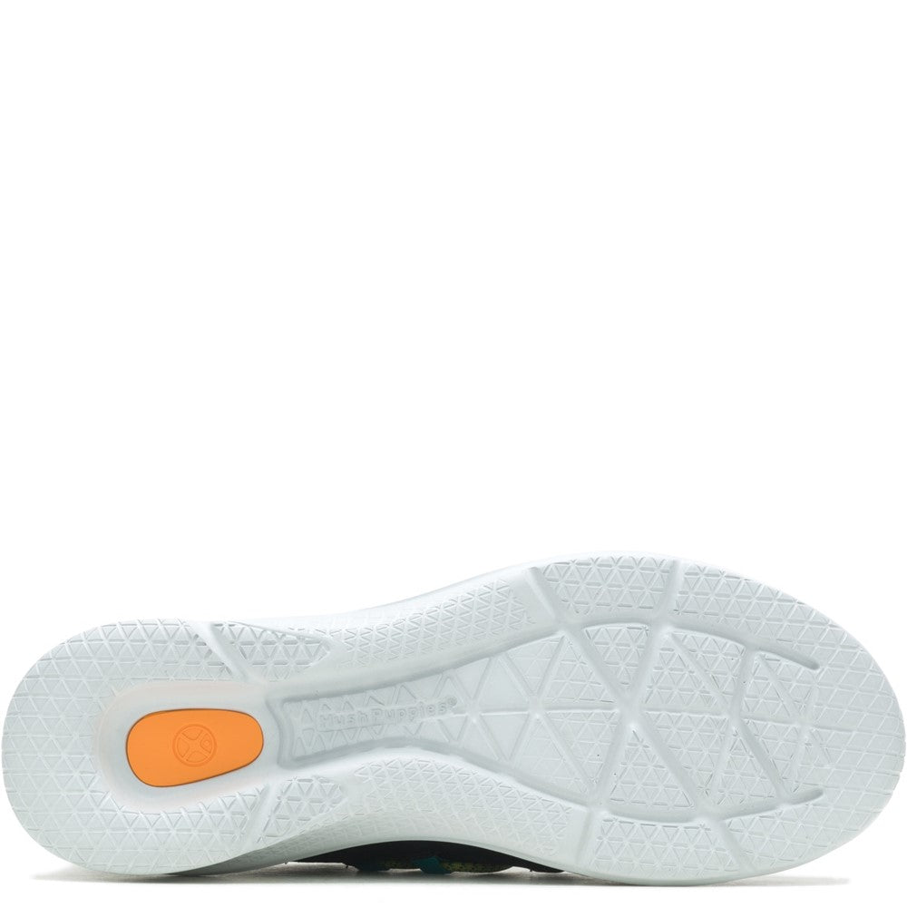 Mens Sports Black Hush Puppies Spark Bungee
