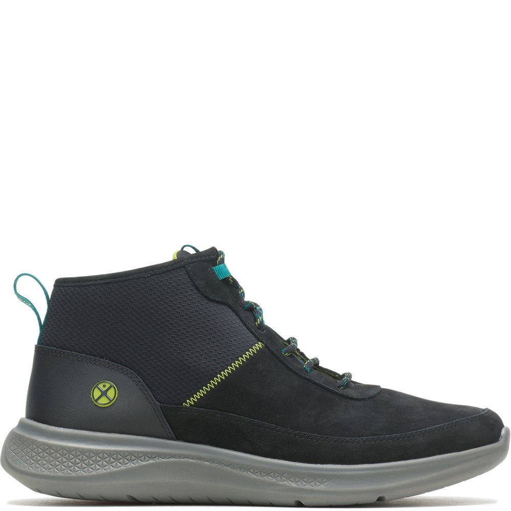 Mens Sports Black Hush Puppies Elevate Chukka