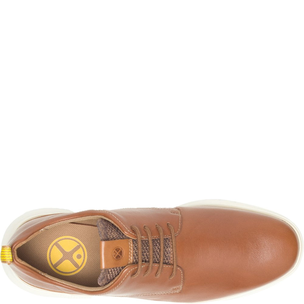 Mens Formal Lace Up Shoes Tan Hush Puppies Advance Shoe