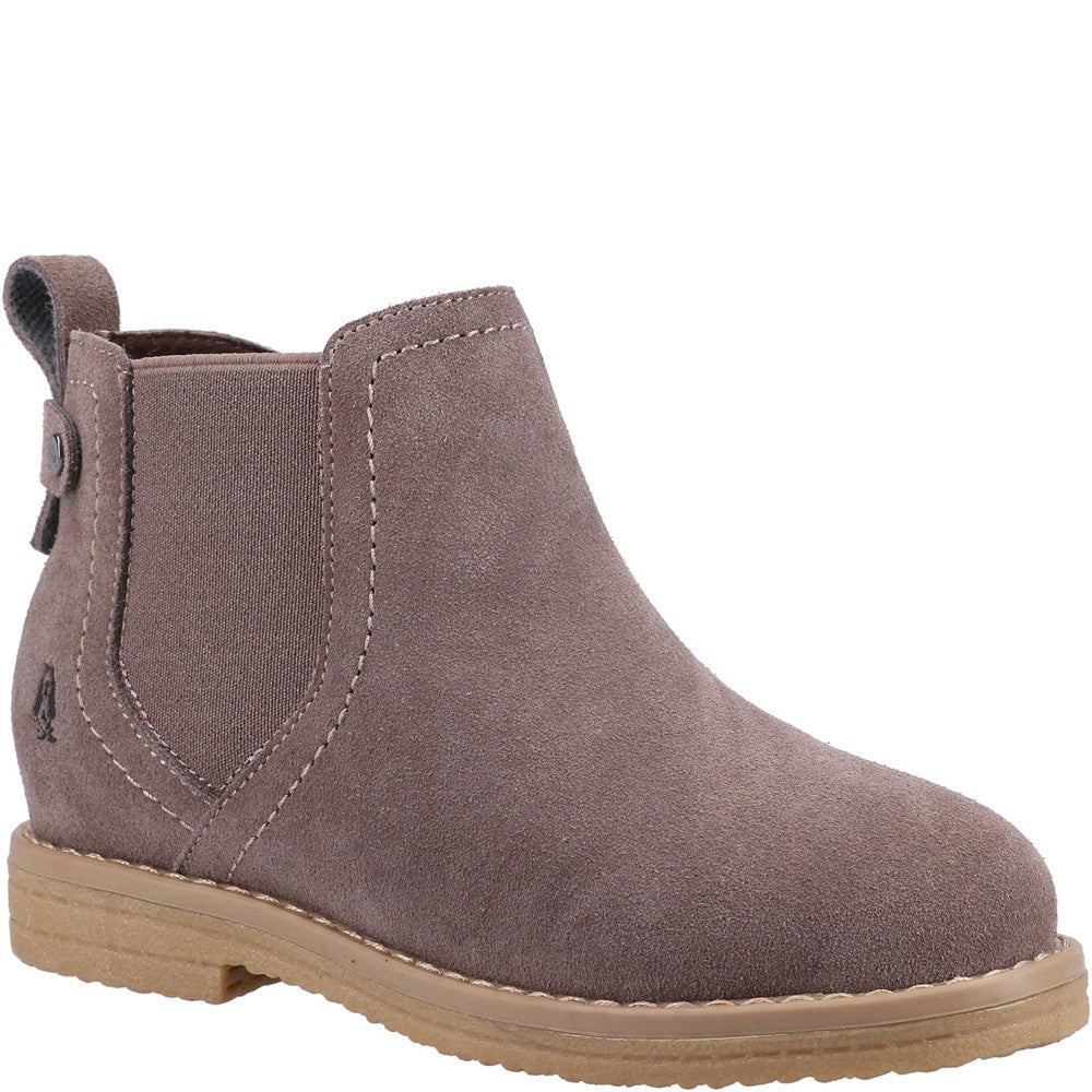 Girls Boots Grey Hush Puppies Mini Maddy Boot