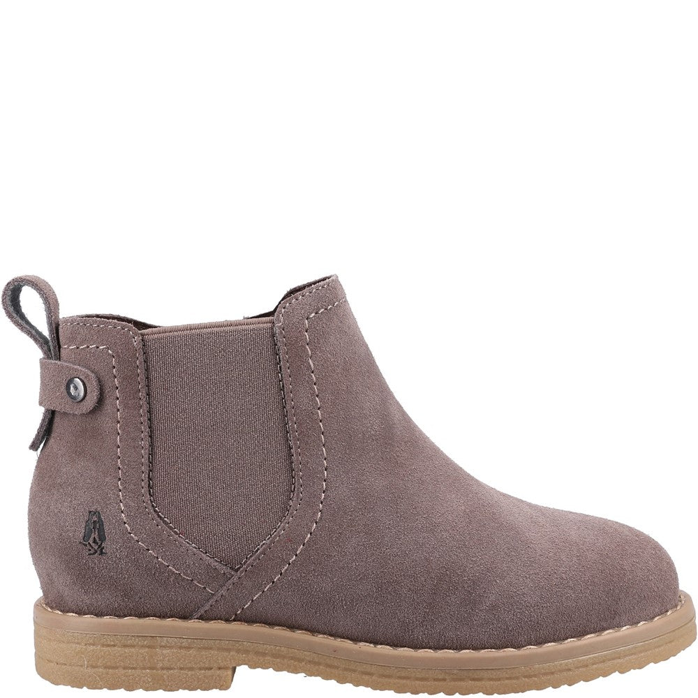 Girls Boots Grey Hush Puppies Mini Maddy Boot