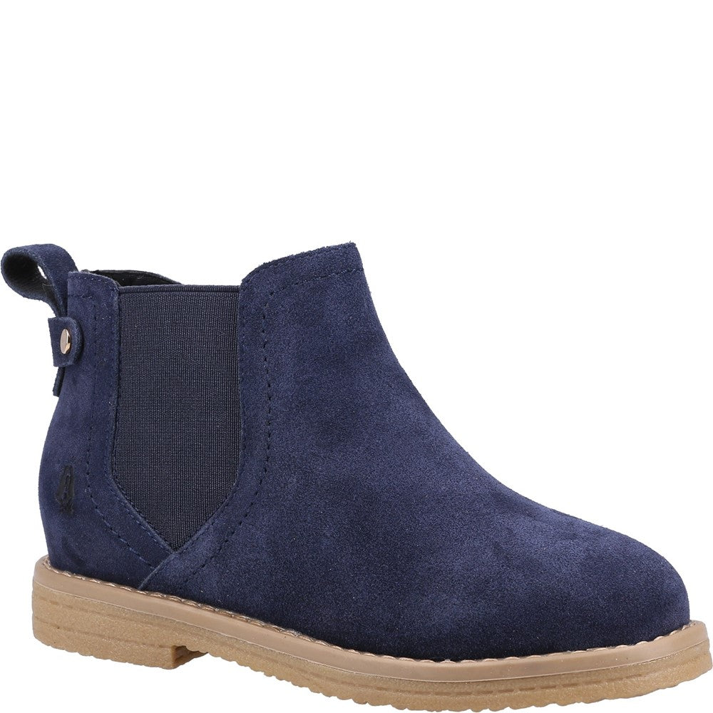 Girls Boots Navy Hush Puppies Mini Maddy Boot