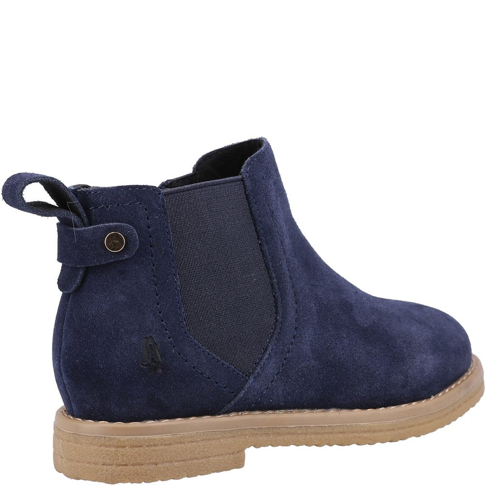 Girls Boots Navy Hush Puppies Mini Maddy Boot