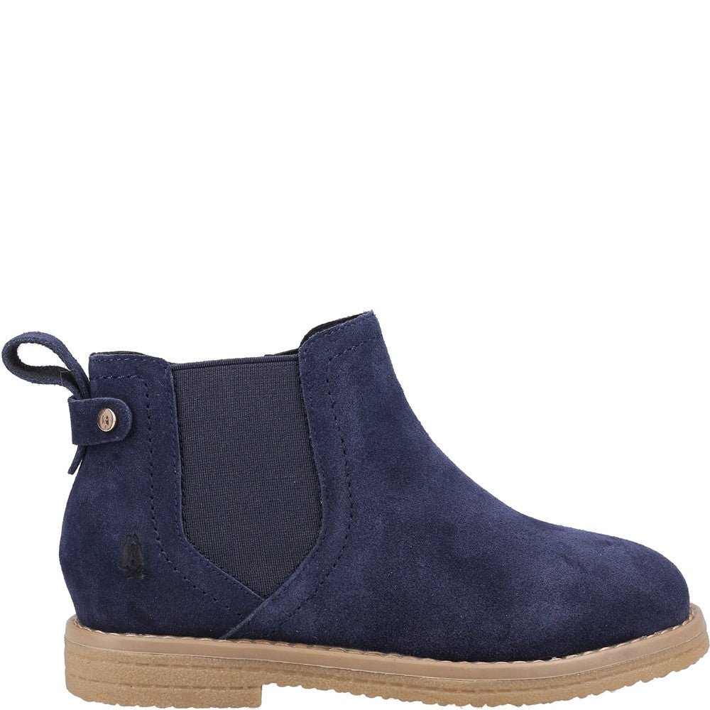 Girls Boots Navy Hush Puppies Mini Maddy Boot