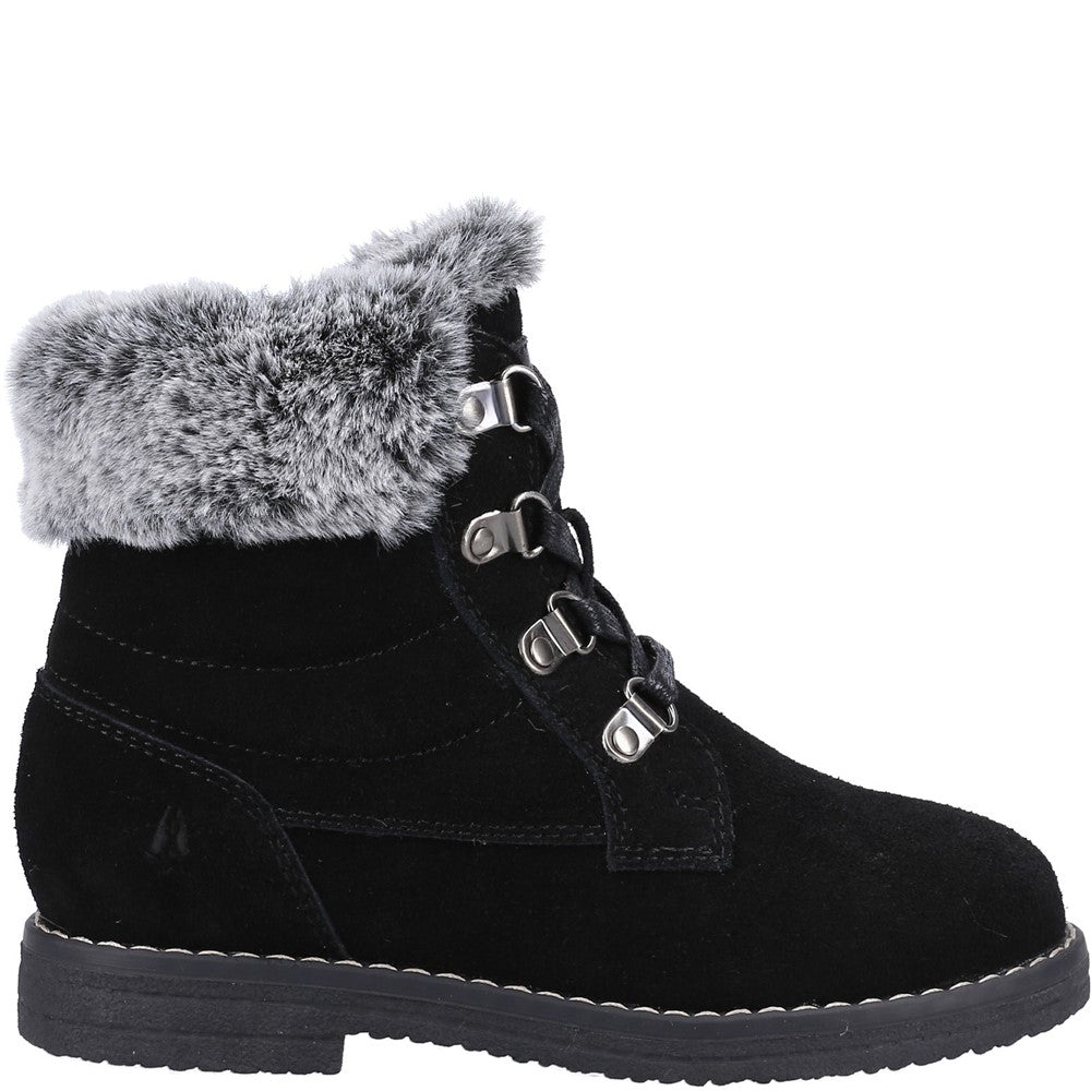Girls Boots Black Hush Puppies Mini Florence