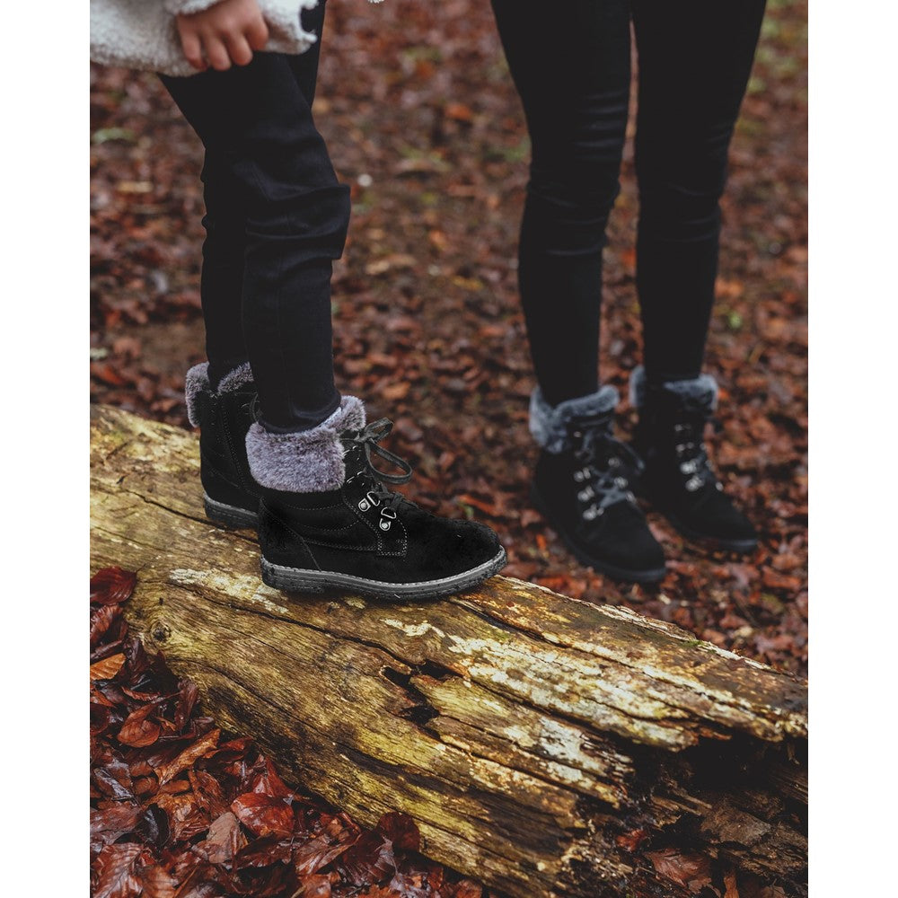 Girls Boots Black Hush Puppies Mini Florence