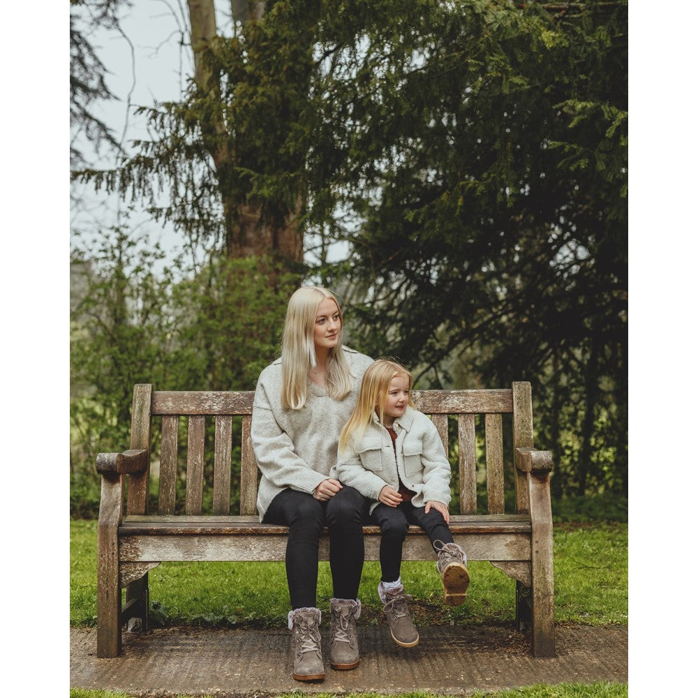 Girls Boots Grey Hush Puppies Mini Florence