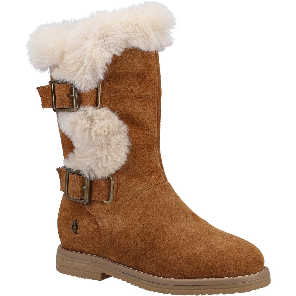 Girls Boots Tan Hush Puppies Mini Megan Boot