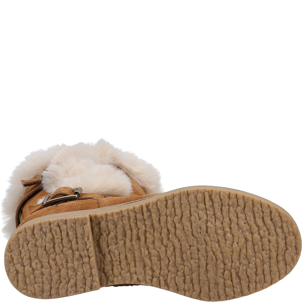 Girls Boots Tan Hush Puppies Mini Megan Boot