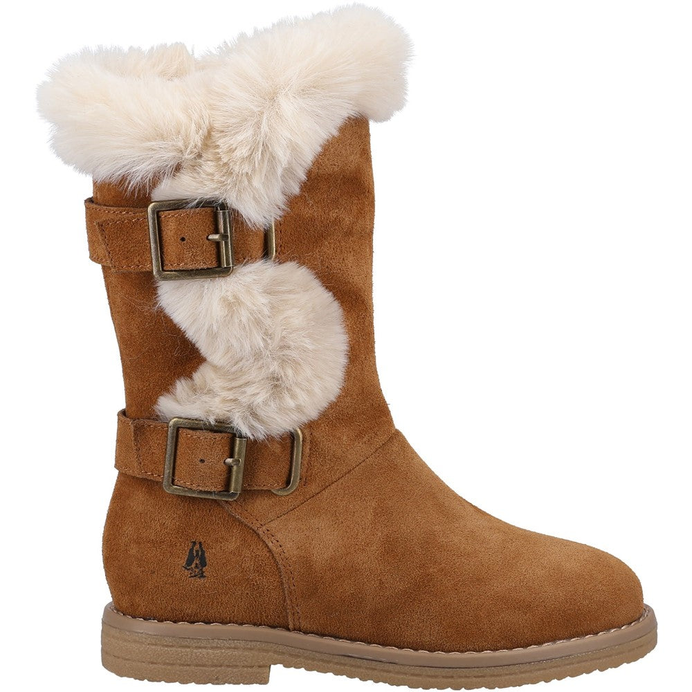 Girls Boots Tan Hush Puppies Mini Megan Boot