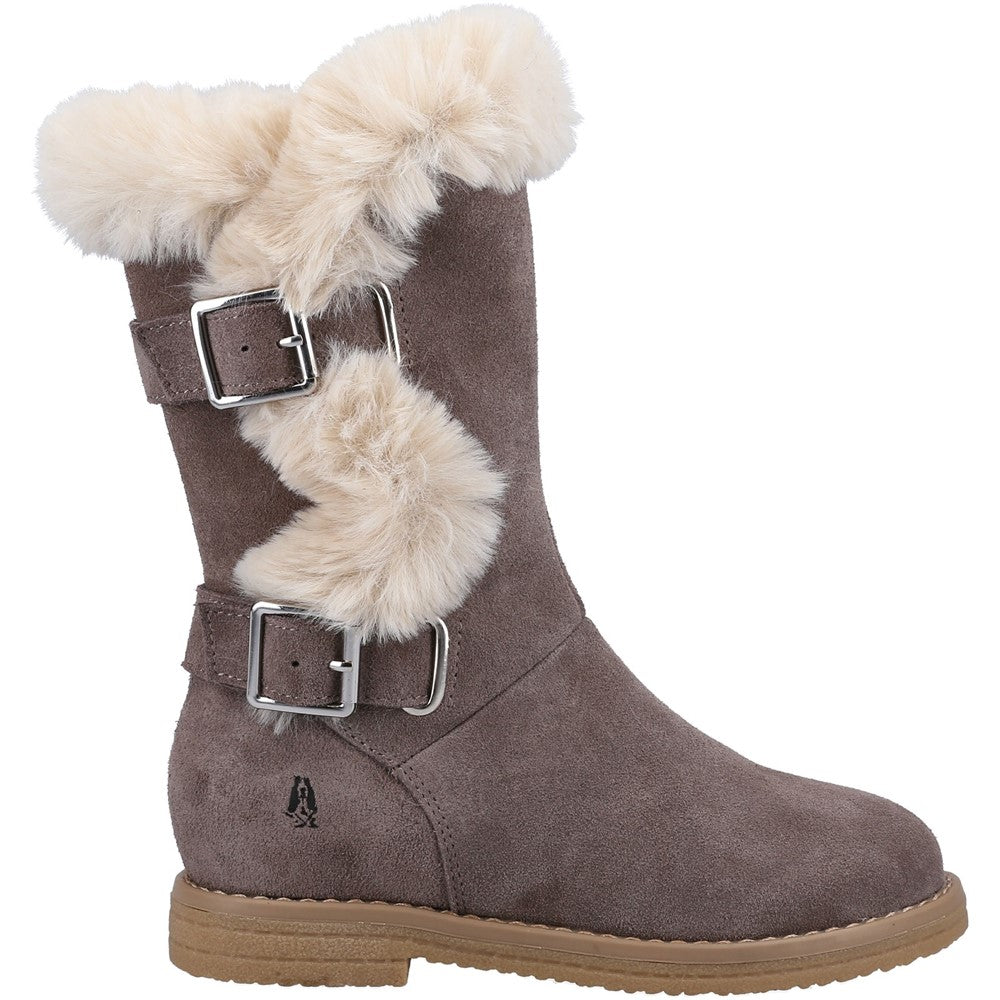 Girls Boots Grey Hush Puppies Mini Megan Boot