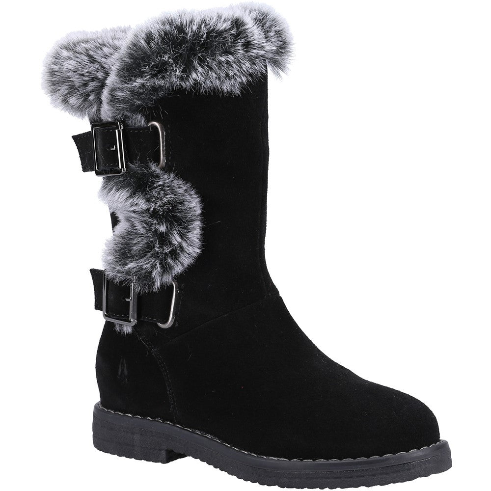 Girls Boots Black Hush Puppies Mini Megan Boot
