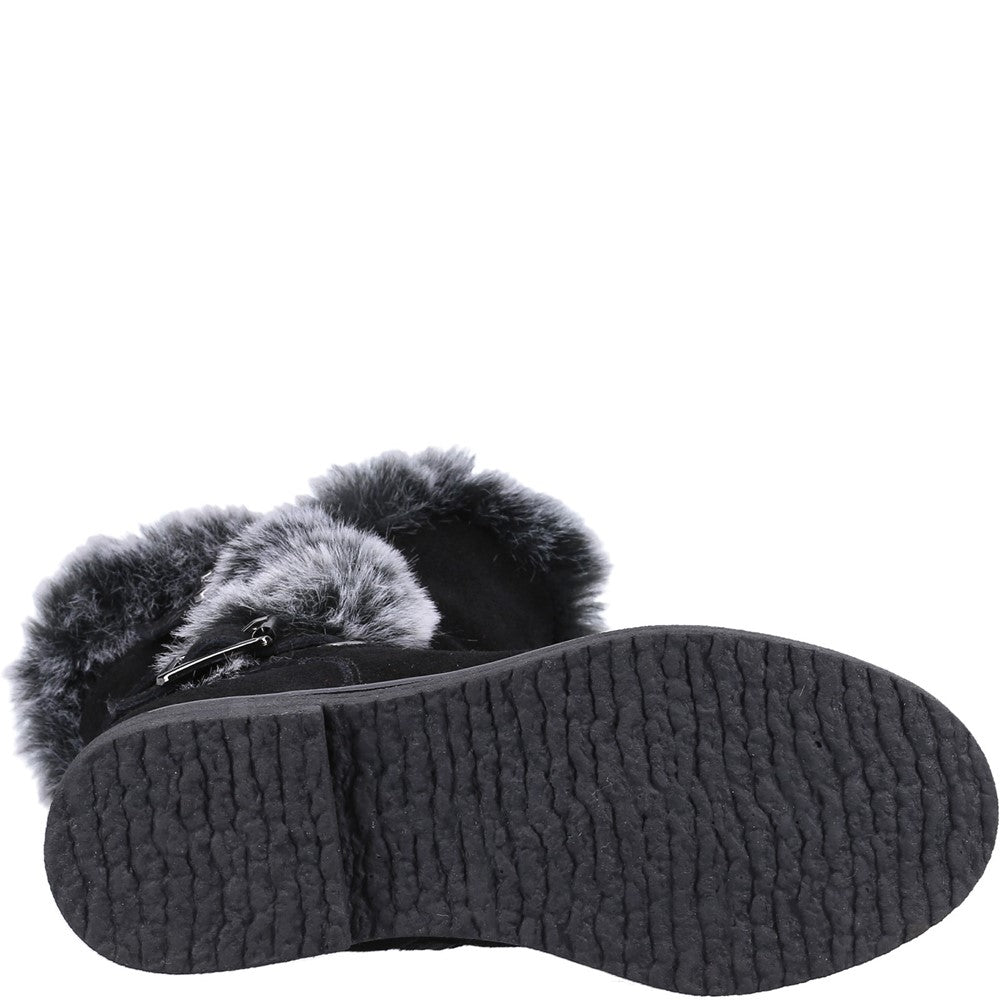 Girls Boots Black Hush Puppies Mini Megan Boot