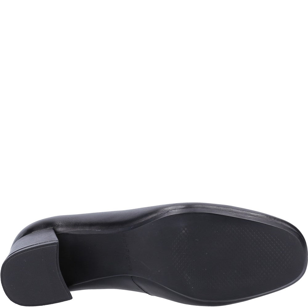 Court Ladies Shoes Black Hush Puppies Alicia Court Shoe
