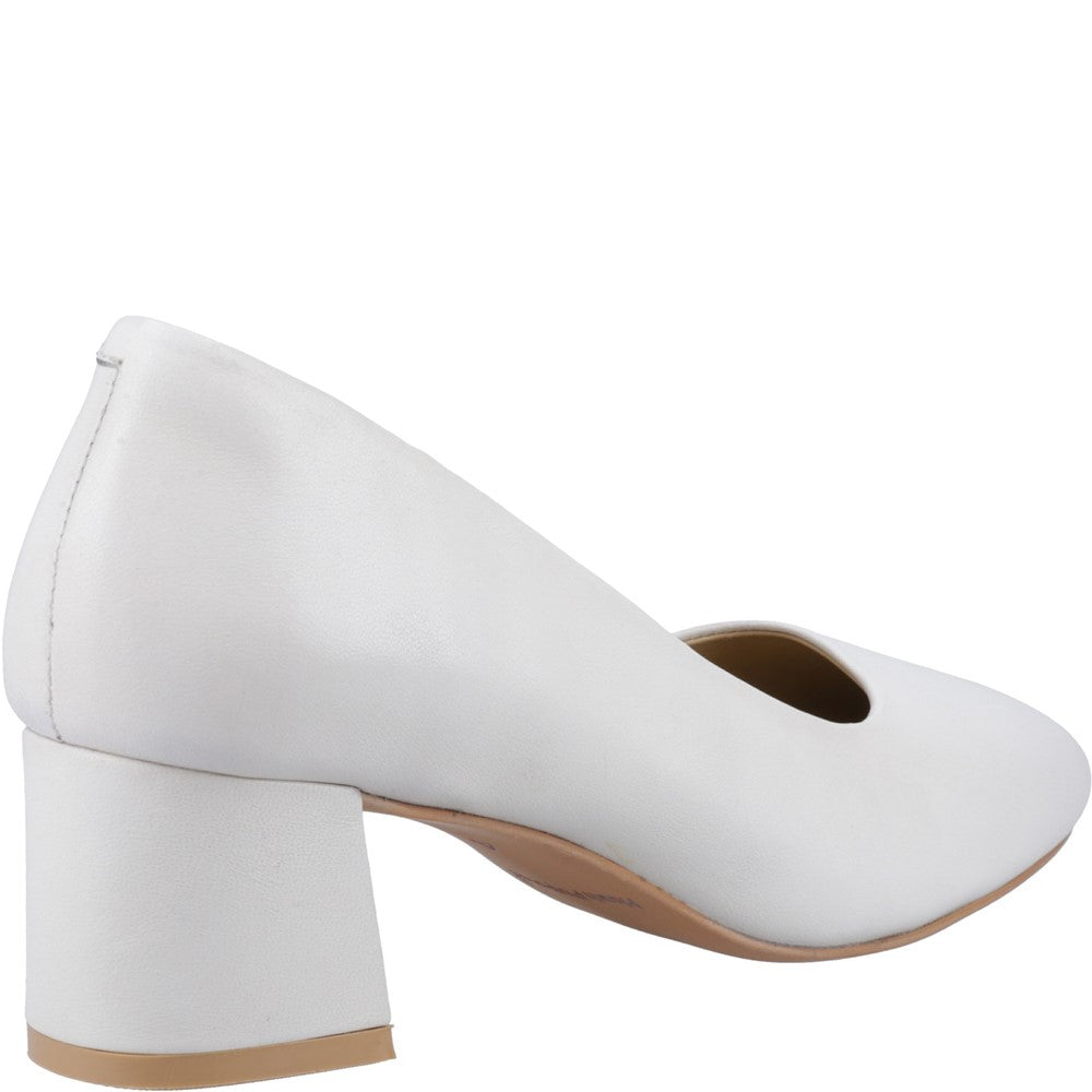 Court Ladies Shoes Ivory Hush Puppies Alicia Court Shoe