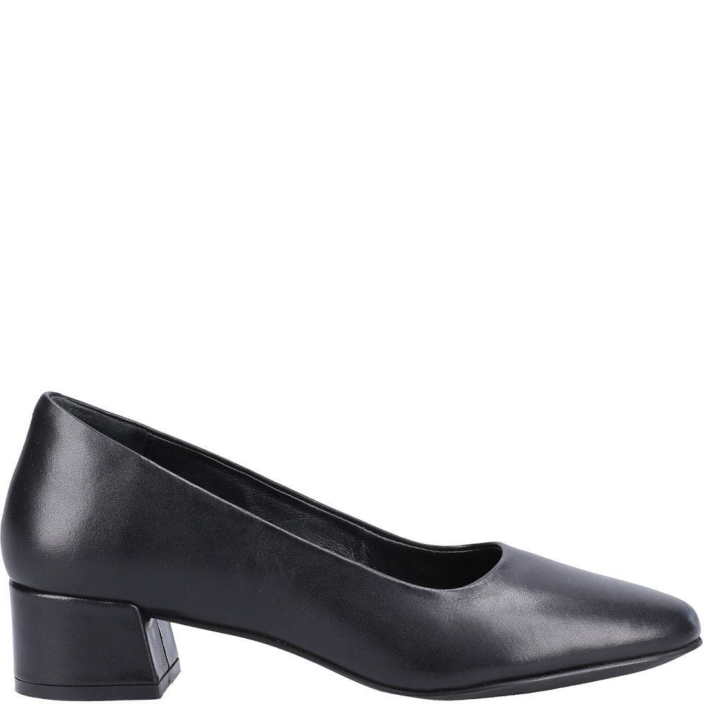 Court Ladies Shoes Black Hush Puppies Alina Court Shoe